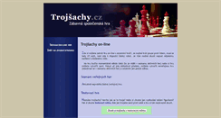 Desktop Screenshot of hraj.trojsachy.cz