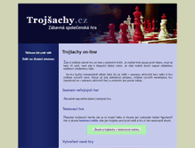 Tablet Screenshot of hraj.trojsachy.cz